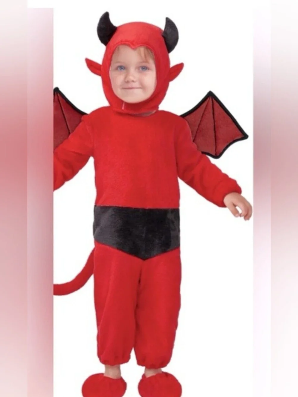 Spooktacular Creations Size 12-18 Month Devil Plush Halloween Costume Velcro